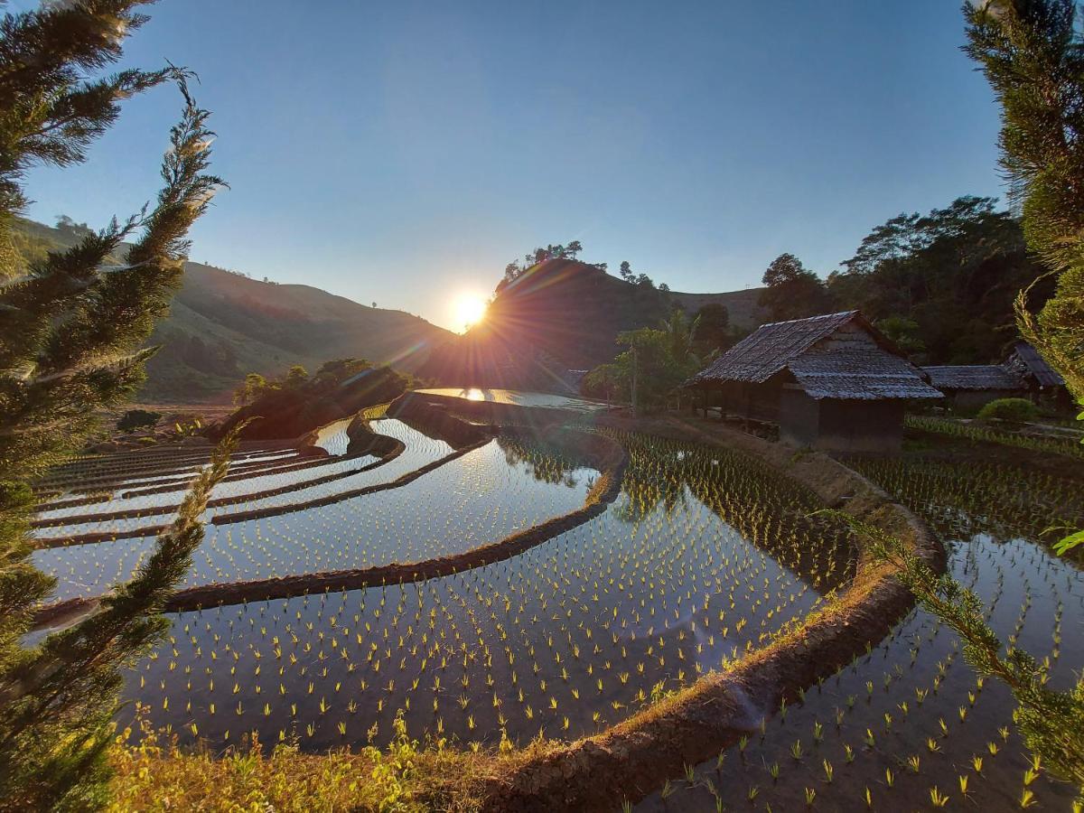 โกวิท กระท่อมปลายนา แม่แจ่ม Ban Mae Pan Noi ภายนอก รูปภาพ